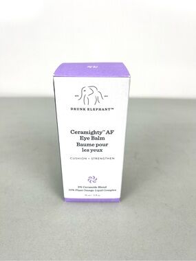 Drunk Elephant Creamighty AF Eye Balm NEW .5fl OZ 15 ML Eye Cream with Ceramides